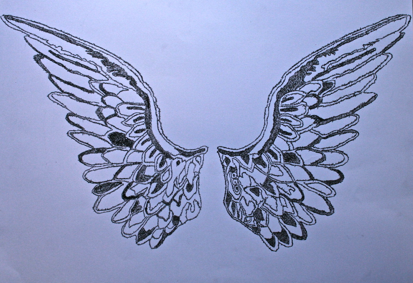 WIngs of Angel Calligraphy