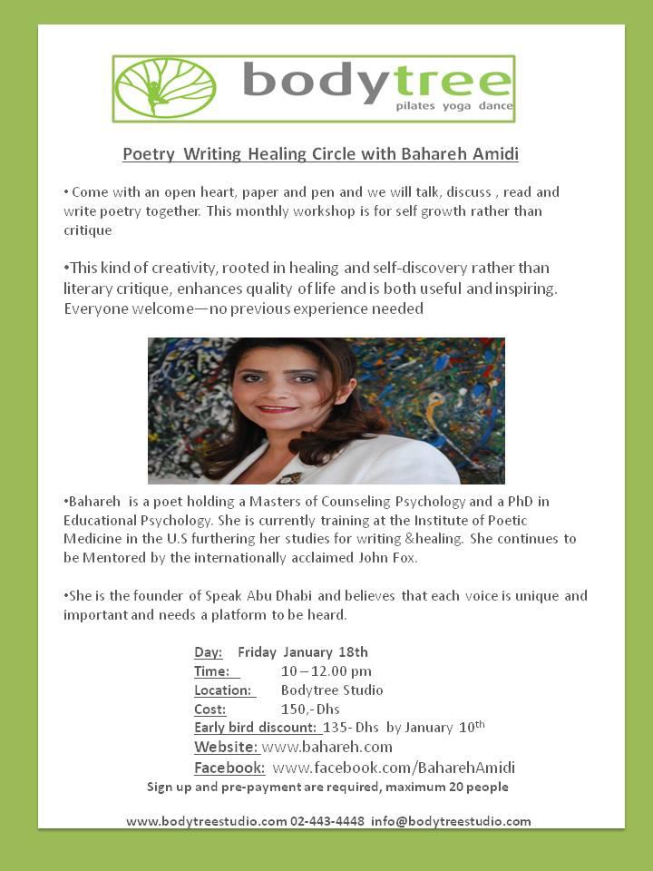 Body Tree Writing and Healing Workshop